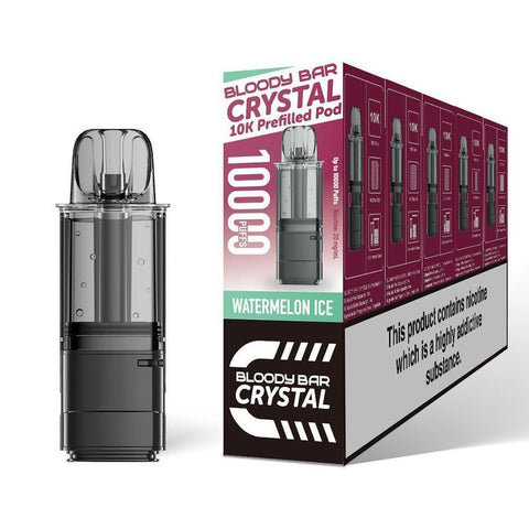Bloody Bar Crystal 10000 Replacement Pods Pack of 5 - Vaper Wholesale