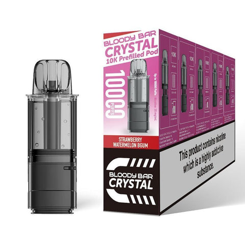 Bloody Bar Crystal 10000 Replacement Pods Pack of 5 - Vaper Wholesale