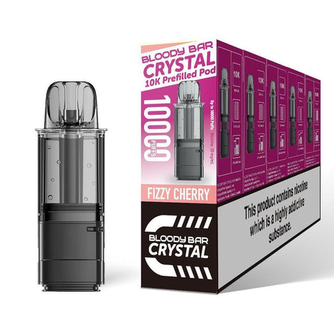 Bloody Bar Crystal 10000 Replacement Pods Pack of 5 - Vaper Wholesale
