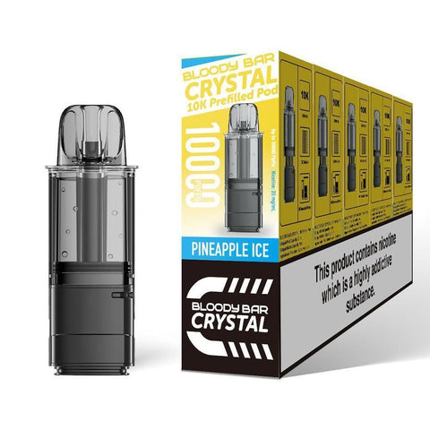 Bloody Bar Crystal 10000 Replacement Pods Pack of 5 - Vaper Wholesale