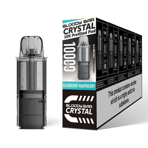 Bloody Bar Crystal 10000 Replacement Pods Pack of 5 - Vaper Wholesale