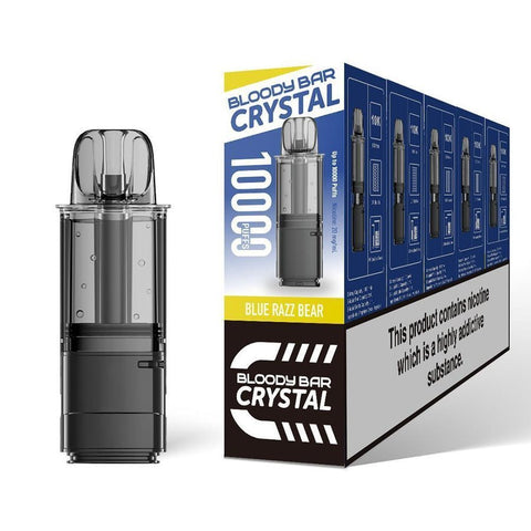 Bloody Bar Crystal 10000 Replacement Pods Pack of 5 - Vaper Wholesale