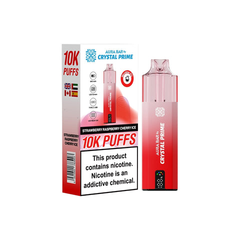 Crystal Prime 10000 Prefilled Pod Vape Kit Pack of 5 - Vaper Wholesale