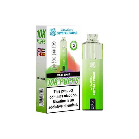 Crystal Prime 10000 Prefilled Pod Vape Kit Pack of 5 - Vaper Wholesale