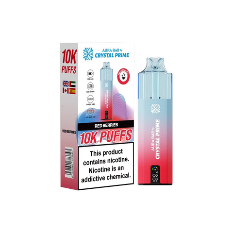 Crystal Prime 10000 Prefilled Pod Vape Kit Pack of 5 - Vaper Wholesale