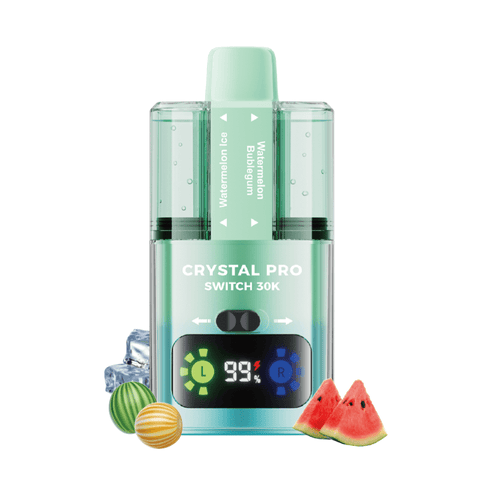 Crystal Pro Switch 30k Prefilled Pod Vape Kit Box of 5 - Vaper Wholesale