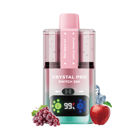 Crystal Pro Switch 30k Prefilled Pod Vape Kit Box of 5 - Vaper Wholesale