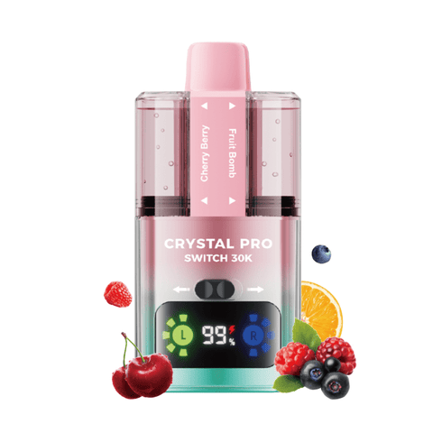 Crystal Pro Switch 30k Prefilled Pod Vape Kit Box of 5 - Vaper Wholesale