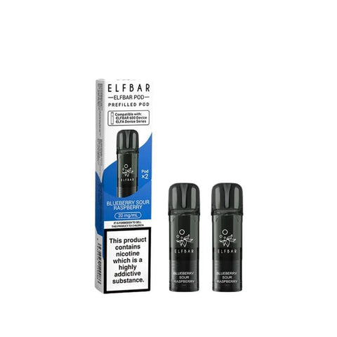 Elf Bar 600 Prefilled Replacement Pods Pack of 10 - Vaper Wholesale