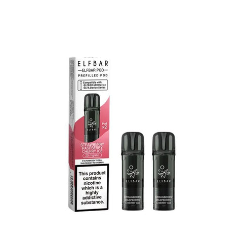 Elf Bar 600 Prefilled Replacement Pods Pack of 10 - Vaper Wholesale