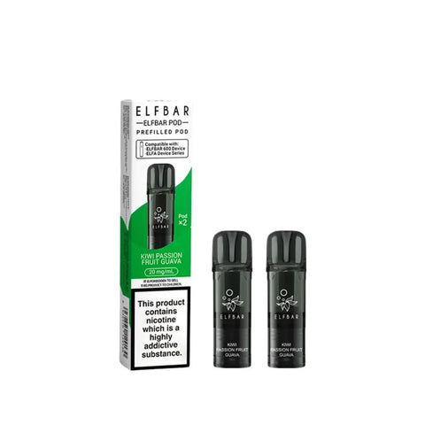 Elf Bar 600 Prefilled Replacement Pods Pack of 10 - Vaper Wholesale
