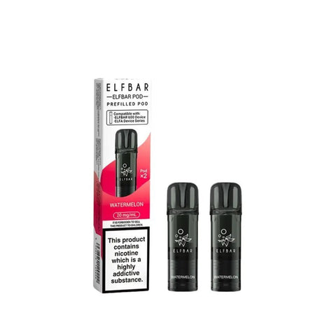 Elf Bar 600 Prefilled Replacement Pods Pack of 10 - Vaper Wholesale