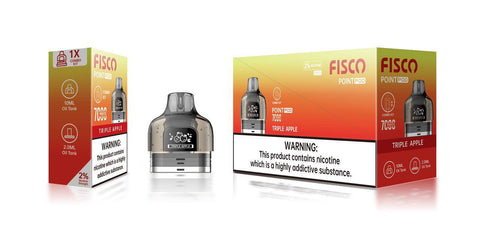 Fisco Point Pro 7000 Replacement Pods Pack of 5 - Vaper Wholesale