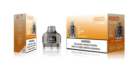 Fisco Point Pro 7000 Replacement Pods Pack of 5 - Vaper Wholesale
