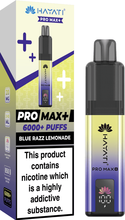 Hayati Pro Max Plus 6000 Vape Kit Box of 5 - Vaper Wholesale