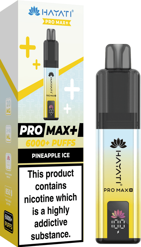 Hayati Pro Max Plus 6000 Vape Kit Box of 5 - Vaper Wholesale