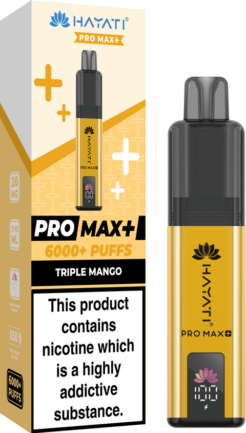 Hayati Pro Max Plus 6000 Vape Kit Box of 5 - Vaper Wholesale