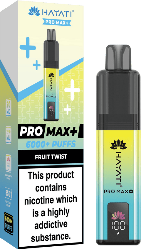 Hayati Pro Max Plus 6000 Vape Kit Box of 5 - Vaper Wholesale