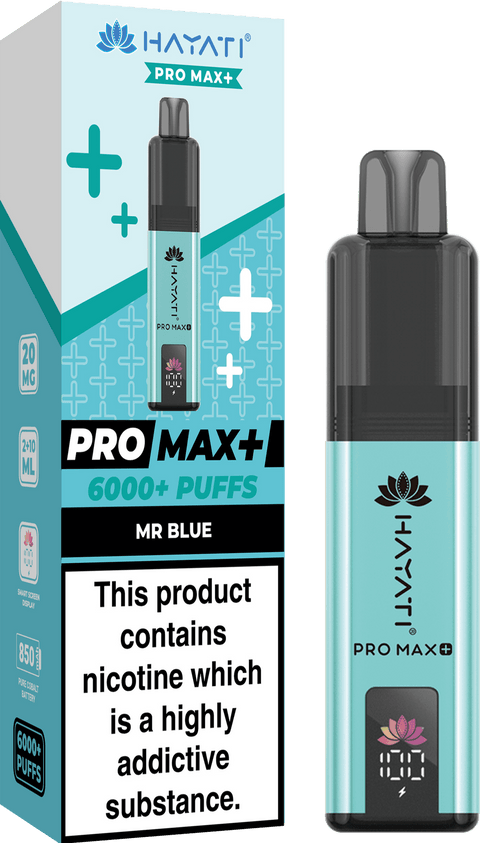 Hayati Pro Max Plus 6000 Vape Kit Box of 5 - Vaper Wholesale