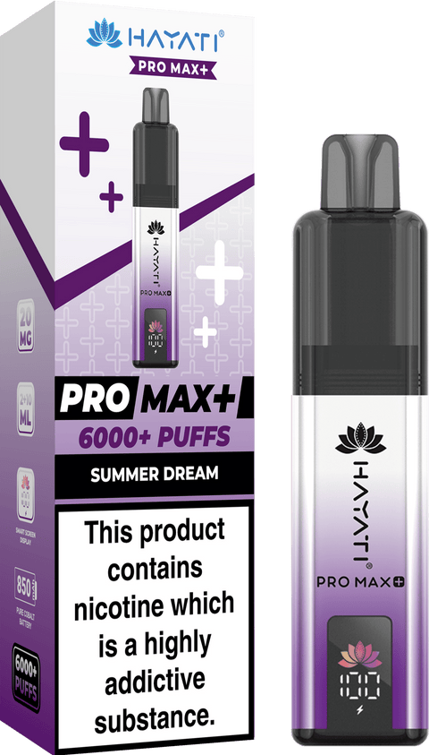 Hayati Pro Max Plus 6000 Vape Kit Box of 5 - Vaper Wholesale