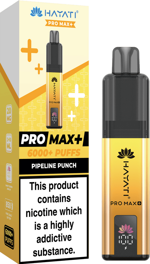 Hayati Pro Max Plus 6000 Vape Kit Box of 5 - Vaper Wholesale