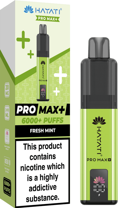 Hayati Pro Max Plus 6000 Vape Kit Box of 5 - Vaper Wholesale