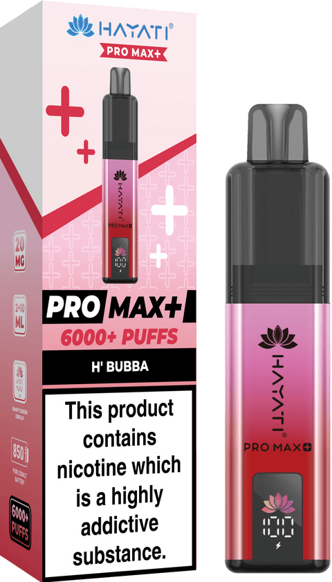 Hayati Pro Max Plus 6000 Vape Kit Box of 5 - Vaper Wholesale