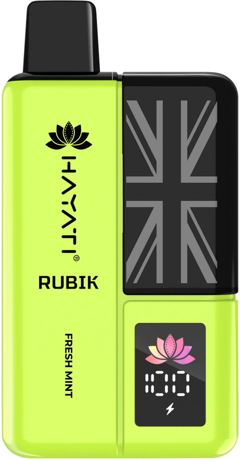 Hayati Rubik 7000 Prefilled Pod Vape Kit Box of 5 - Vaper Wholesale