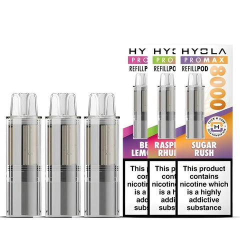 Hyola Pro Max 8000 Replacement Pods Pack of 5 - Vaper Wholesale