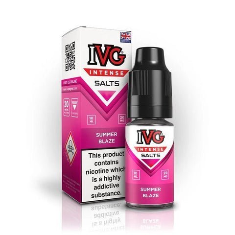 IVG Intense Nic Salts 10ml E - Liquid Box of 10 - Vaper Wholesale