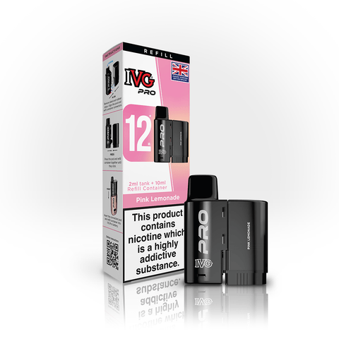 IVG Pro 12 Replacement Pods Box of 10 - Vaper Wholesale
