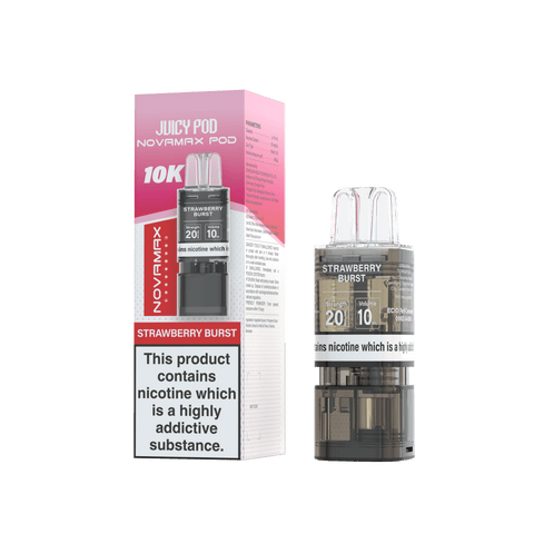 Juicy Pod Novamax 10k Replacement Pods Pack of 5 - Vaper Wholesale