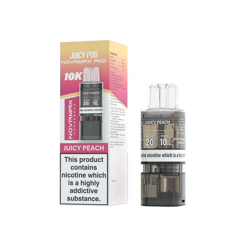 Juicy Pod Novamax 10k Replacement Pods Pack of 5 - Vaper Wholesale