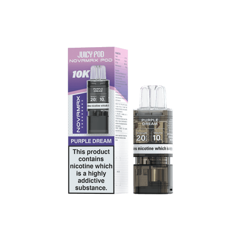 Juicy Pod Novamax 10k Replacement Pods Pack of 5 - Vaper Wholesale