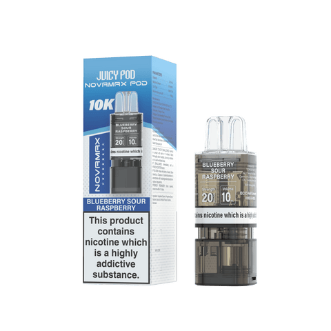 Juicy Pod Novamax 10k Replacement Pods Pack of 5 - Vaper Wholesale
