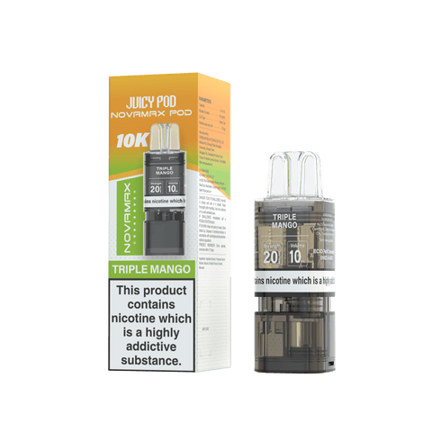 Juicy Pod Novamax 10k Replacement Pods Pack of 5 - Vaper Wholesale