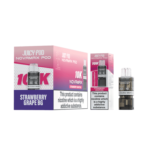 Juicy Pod Novamax 10k Replacement Pods Pack of 5 - Vaper Wholesale