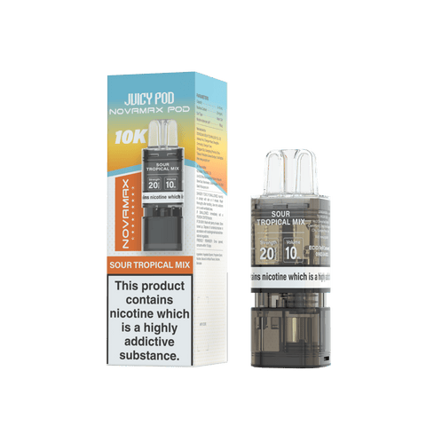 Juicy Pod Novamax 10k Replacement Pods Pack of 5 - Vaper Wholesale