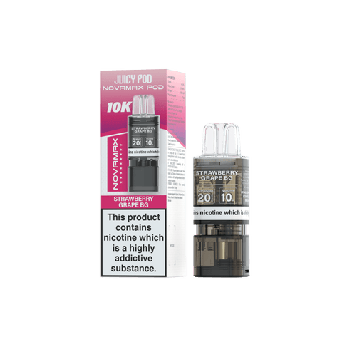 Juicy Pod Novamax 10k Replacement Pods Pack of 5 - Vaper Wholesale