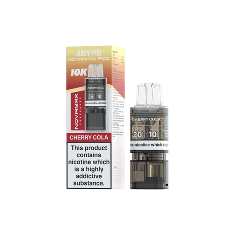 Juicy Pod Novamax 10k Replacement Pods Pack of 5 - Vaper Wholesale