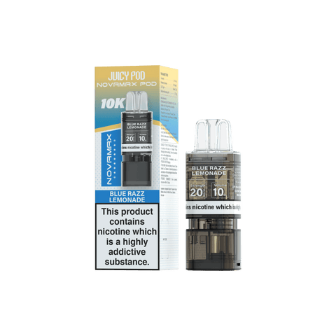 Juicy Pod Novamax 10k Replacement Pods Pack of 5 - Vaper Wholesale
