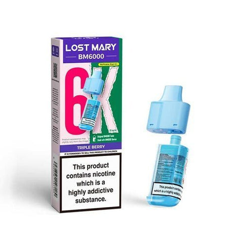 Lost Mary BM6000 Replacement Pods Pack of 5 - Vaper Wholesale