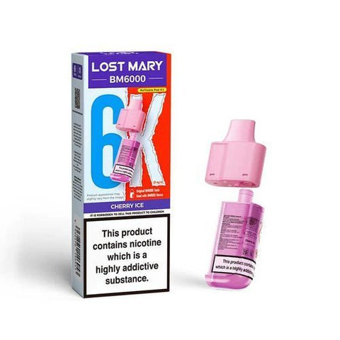 Lost Mary BM6000 Replacement Pods Pack of 5 - Vaper Wholesale