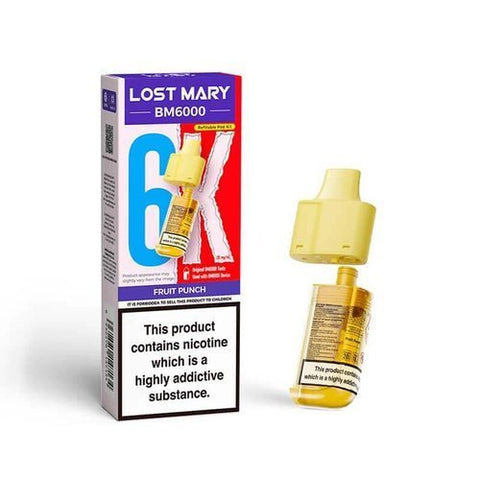 Lost Mary BM6000 Replacement Pods Pack of 5 - Vaper Wholesale