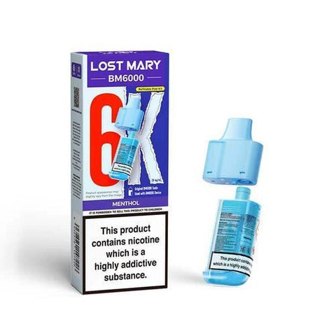 Lost Mary BM6000 Replacement Pods Pack of 5 - Vaper Wholesale