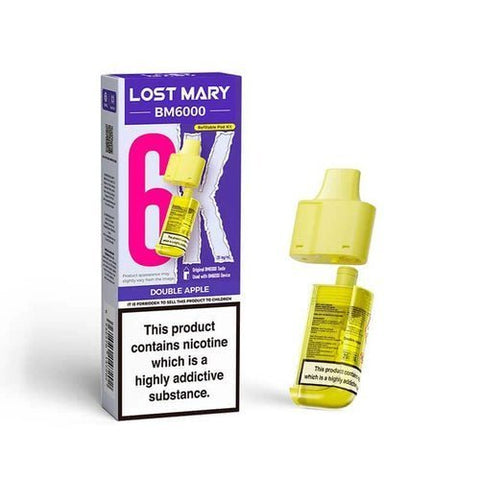 Lost Mary BM6000 Replacement Pods Pack of 5 - Vaper Wholesale
