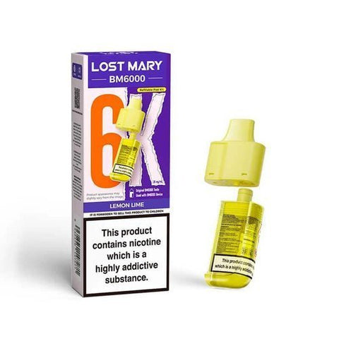 Lost Mary BM6000 Replacement Pods Pack of 5 - Vaper Wholesale