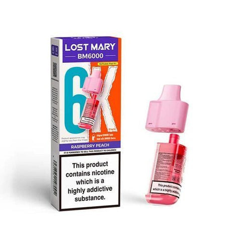 Lost Mary BM6000 Replacement Pods Pack of 5 - Vaper Wholesale