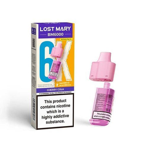 Lost Mary BM6000 Replacement Pods Pack of 5 - Vaper Wholesale