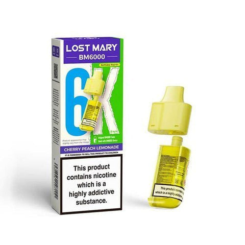 Lost Mary BM6000 Replacement Pods Pack of 5 - Vaper Wholesale